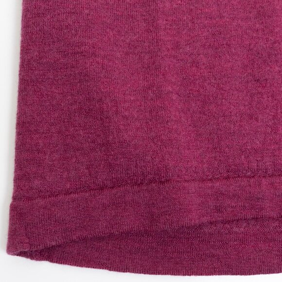 PATRICK ASSARAF Extra Fine Merino Wool CrewNeck Pullover Sweater Purple Small - Picture 8 of 11